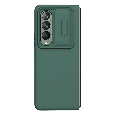 Силиконовая накладка Nillkin CamShield Silky Silicone Case Зеленая для Samsung Galaxy Z Fold 4 - фото 1 - id-p203965358