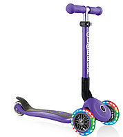 Самокат Globber Junior Foldable Lights | Violet 437-103