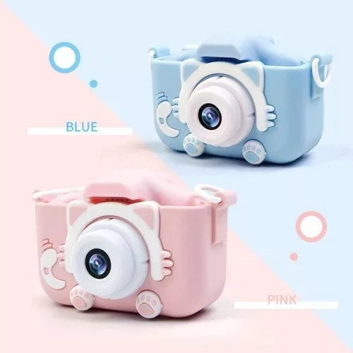 Уценка Детский фотоаппарат Fun Camera Kitty (голубой) - фото 1 - id-p203975521
