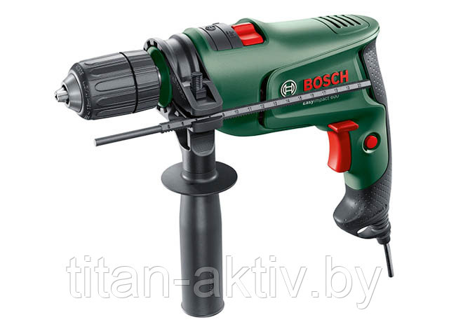 Дрель ударная BOSCH EasyImpact 600 в чем. (600 Вт, патрон БЗП, 1 скор.)