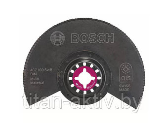 Полотно пильное сегментированное универсальное BOSCH BIM ACZ 100 SWB Multi Material