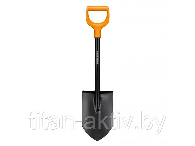 Лопата штыковая укороченная Solid FISKARS (длина:790мм, ширина:95мм) - фото 1 - id-p203977520