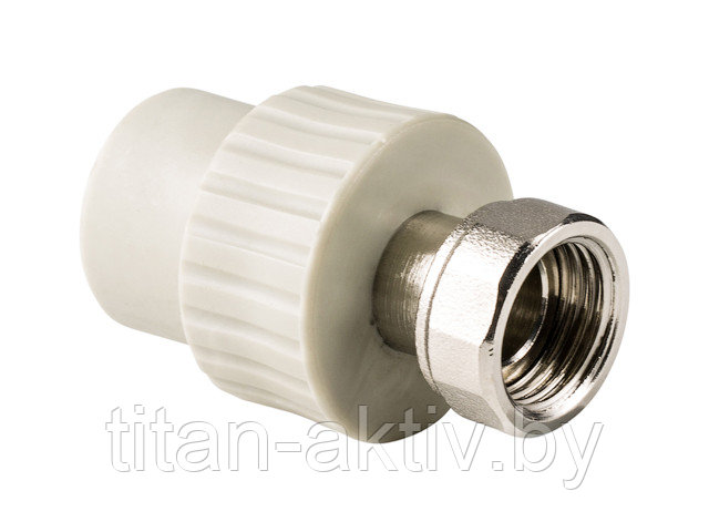 Муфта ПП с накидной гайкой 32х1" сер. РТП (РосТурПласт)