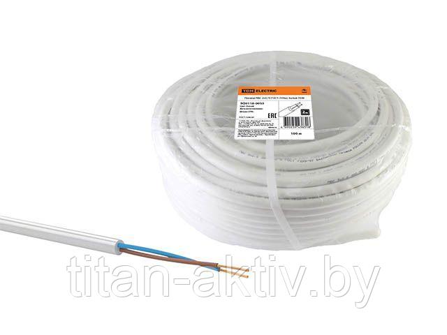 Провод ПВС 2х0,75 (бухта 100м) Б TDM