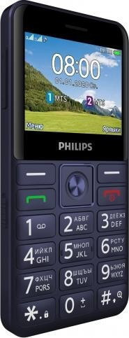 Мобильный телефон Philips Xenium E207 (синий) - фото 5 - id-p203977883