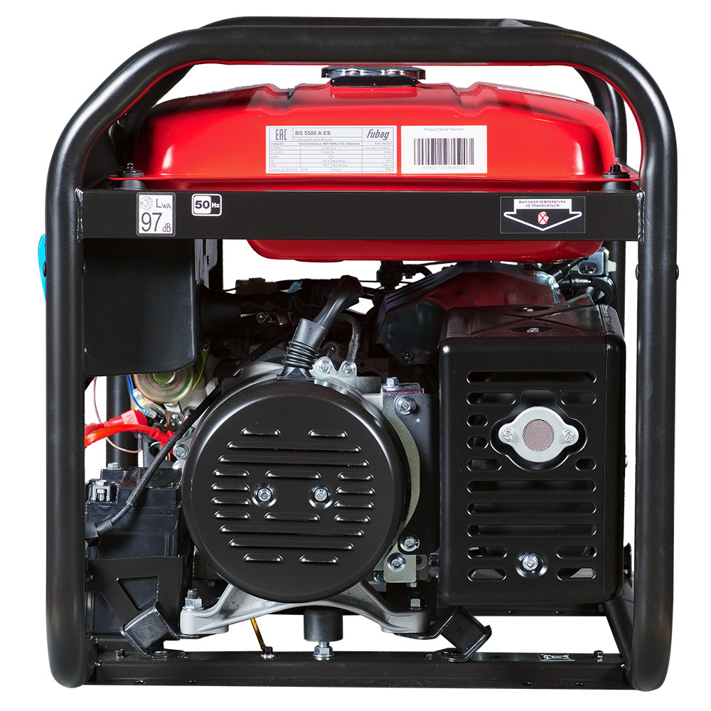 Генератор бензиновый FUBAG BS 5500 A ES с электростартером и коннектором автоматики - фото 4 - id-p203982709