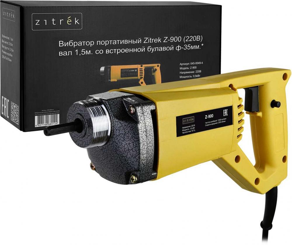 Вибратор глубинный Zitrek Z-900 вал 1,5 м со встроенной булавой D 35 мм. - фото 2 - id-p203983265