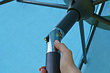 Зонт САЛЕРНО, цвет бирюзовый, наклонный, диаметр 2.7 м, фото 4