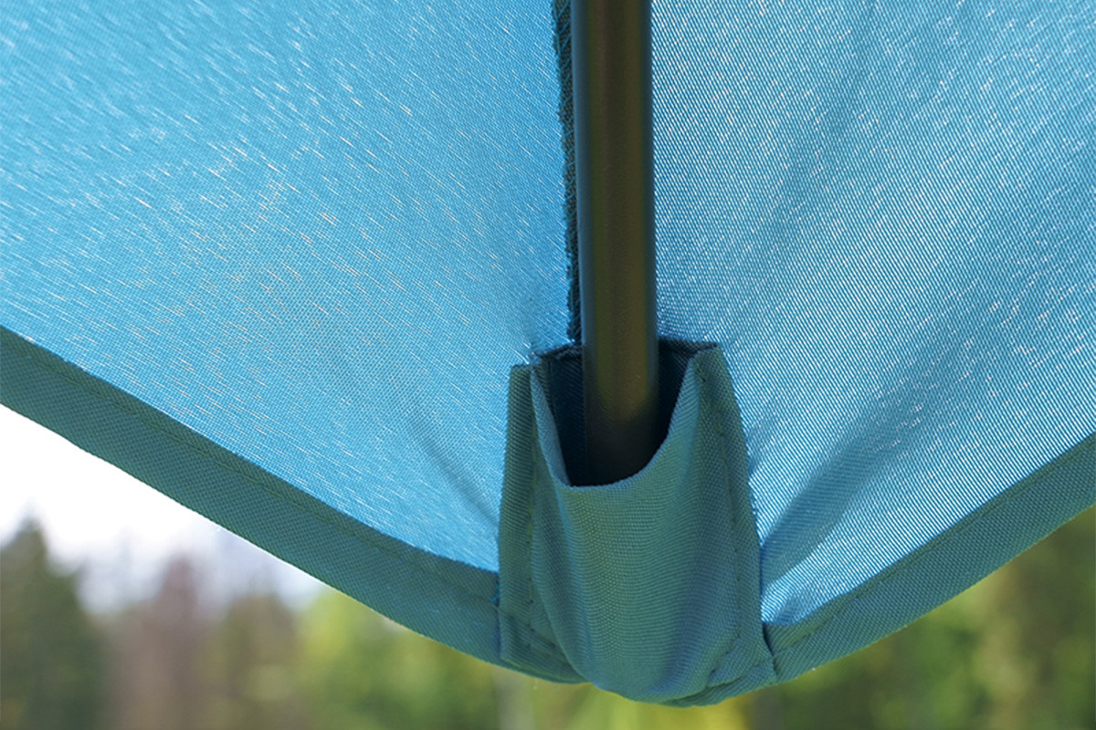 Зонт САЛЕРНО, цвет бирюзовый, наклонный, диаметр 2.7 м - фото 8 - id-p203987192