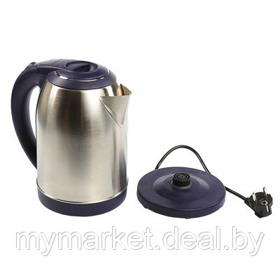 Чайник электрический металлический 2.0 л, мощность 2200 Вт, 3 расцветки Kelli KL-1315 - фото 5 - id-p203987484