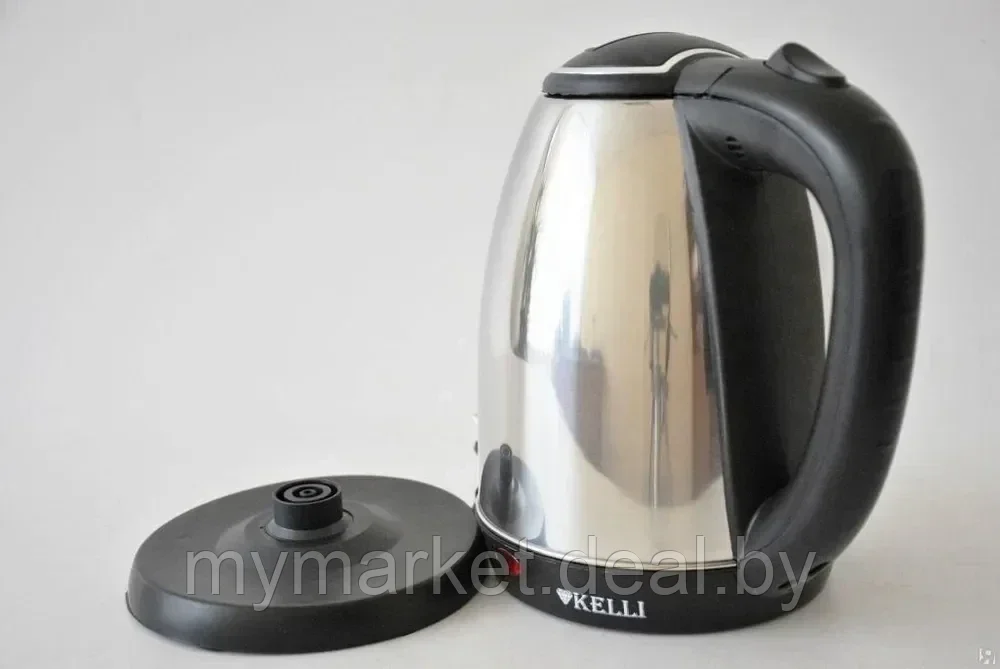 Чайник электрический металлический 1.8 л мощность 2400 Вт KELLI KL-1455 - фото 3 - id-p203987500