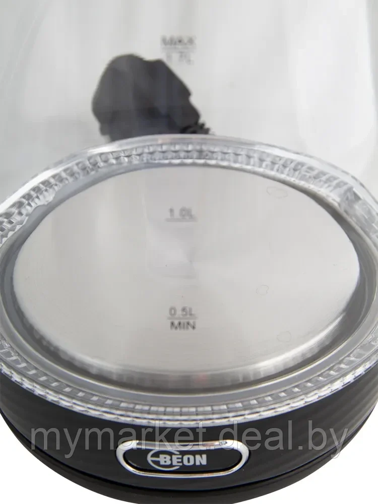 Чайник электрический стеклянный 1.7 л 2200 Вт, съемная крышка Beon BN-3023 - фото 4 - id-p203987504