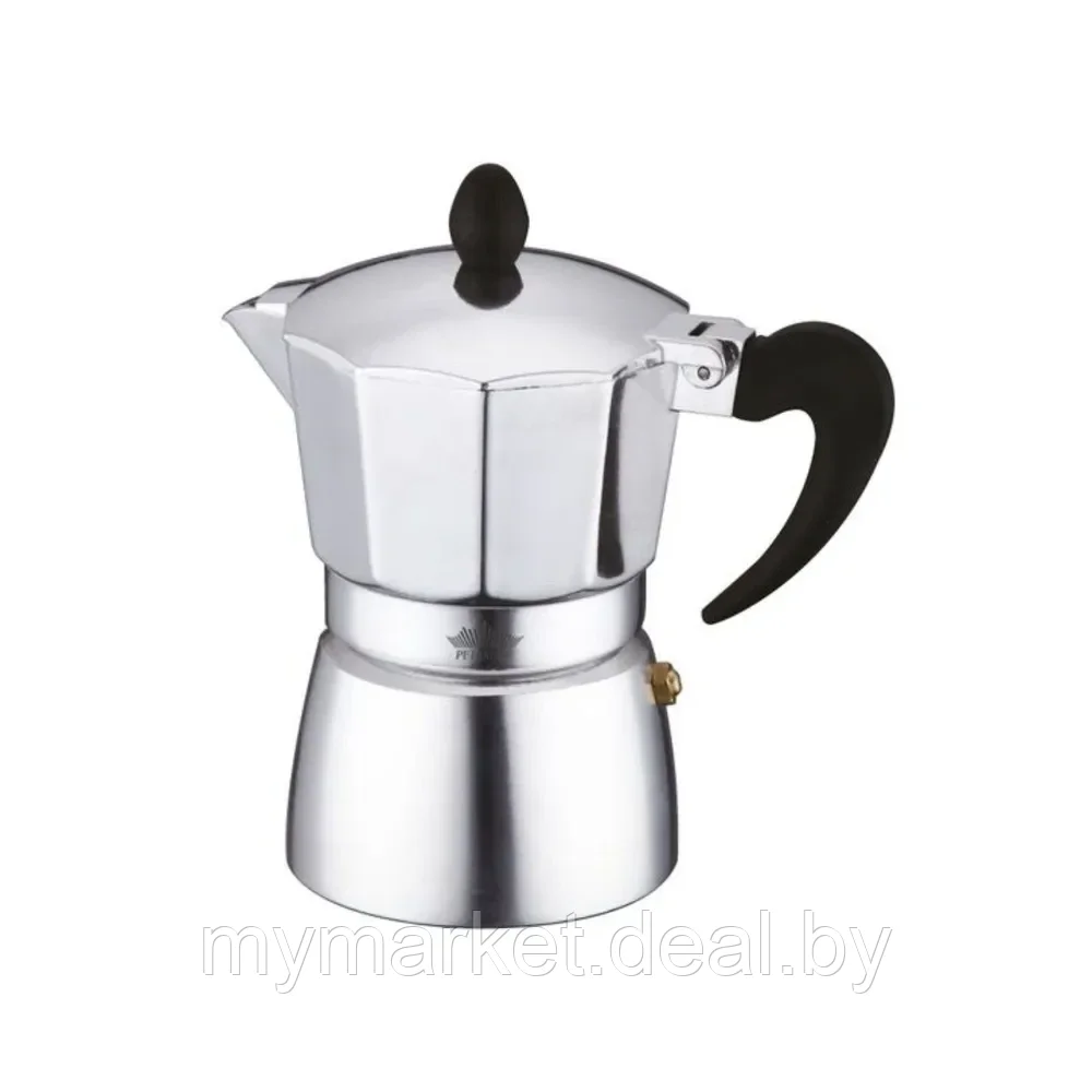 Гейзерная кофеварка алюминиевая 540 мл на 6 порций Peterhof PH-12530-6 - фото 1 - id-p203987715