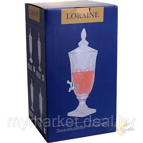 Лимонадница, диспенсер для напитков 1,8 л Loraine LR 30745 - фото 7 - id-p203987732