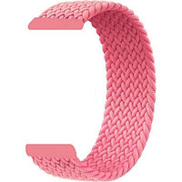 Нейлоновый плетеный ремешок Rumi Solo Loop (22 мм, длина 145 мм, без застежки) Розовый