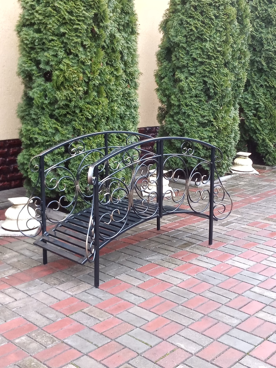 Мостик декоративный с ковкой №5