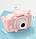 Детский фотоаппарат  Котик + микрофон караоке 2в1, фото 3
