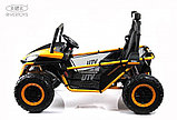 Детский электромобиль RiverToys P555PP (оранжевый) Buggy Двухместный с пультом, фото 2