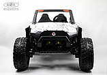 Детский электромобиль RiverToys Buggy A707AA 4WD (белый Spider) Кондиционер двухместный полноприводный, фото 2