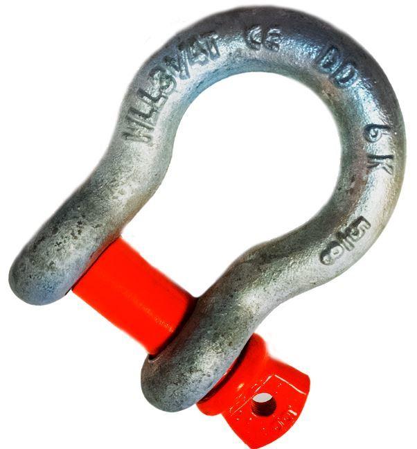 Шакл стальной омегообразный 9,5т, BS 47,5т, Dolezych DDHA009A00 (3207096)