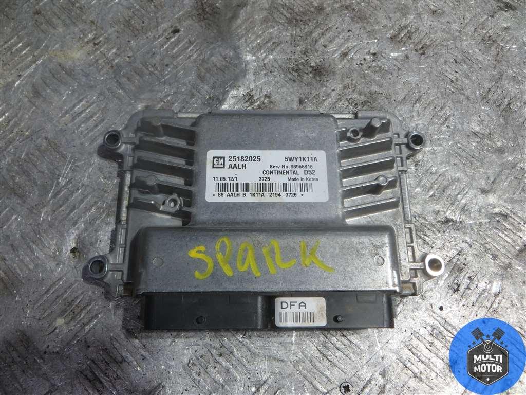 Блок управления двигателем CHEVROLET Spark (2005-2010) 1.0 i B10S - 63 Лс 2010 г. - фото 1 - id-p203993227
