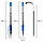 Ручка шариковая масляная с грипом BRAUBERG, СИНЯЯ, голубые детали, узел 0.4мм, 143299, фото 2
