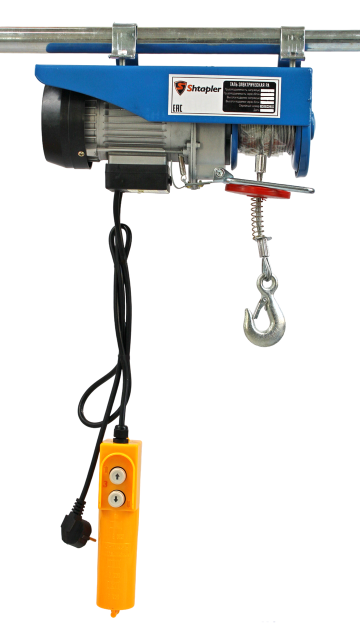 Shtapler Таль электрическая стационарная Shtapler PA 250/125кг 10/20м - фото 1 - id-p204005000