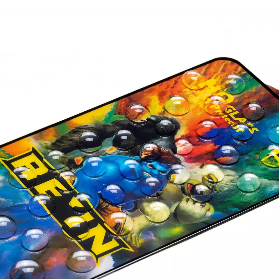Защитное стекло Full-Screen для Samsung Galaxy A21s SM-A217 черный (5D-9D с полной проклейкой) - фото 3 - id-p130561067