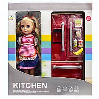Детский набор Кукла с холодильником, арт.LS820K93