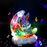 Музыкальный самодвигающийся «Кролик на Луне» со световыми эффектами, фото 2