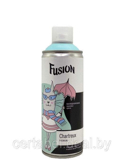Аэрозольная краска Fusion Chartreux "мурмур" аэрозоль 520мл - фото 2 - id-p119405256