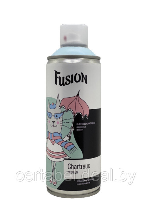 Аэрозольная краска Fusion Chartreux "побег кота" аэрозоль 520мл - фото 2 - id-p119412018