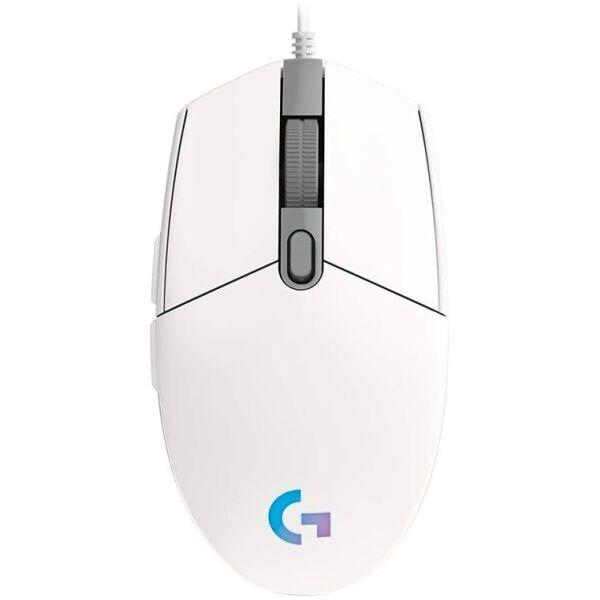 Мышь игровая Logitech G102 Lightsync 6 кнопок 8000 dpi Белая - фото 1 - id-p203973950