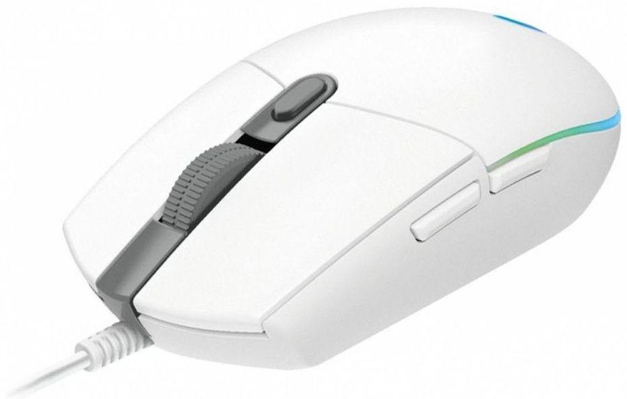 Мышь игровая Logitech G102 Lightsync 6 кнопок 8000 dpi Белая - фото 4 - id-p203973950