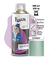 Аэрозольная краска Fusion Gatto di Ceylon "селадон" аэрозоль 520мл