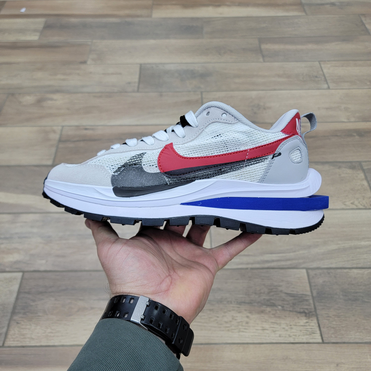 Кроссовки Nike Sacai X Vapor Waffle Sail - фото 1 - id-p204021747