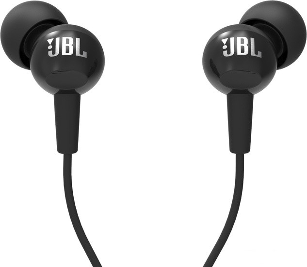 Наушники с микрофоном JBL C100SIU [JBLC100SIUBLK]
