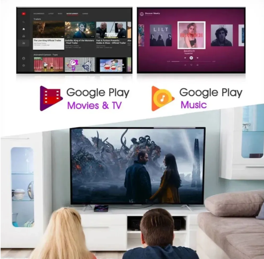 Телевизионная андроид приставка Smart TV H96 Max, Android 9, 4K UltraHD 2G/16Gb с пультом ДУ - фото 9 - id-p204024682