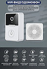Умный беспроводной видеоглазок Mini Smart DOORBELL Wi-Fi управление (датчик движения, ночное видео, управление, фото 6