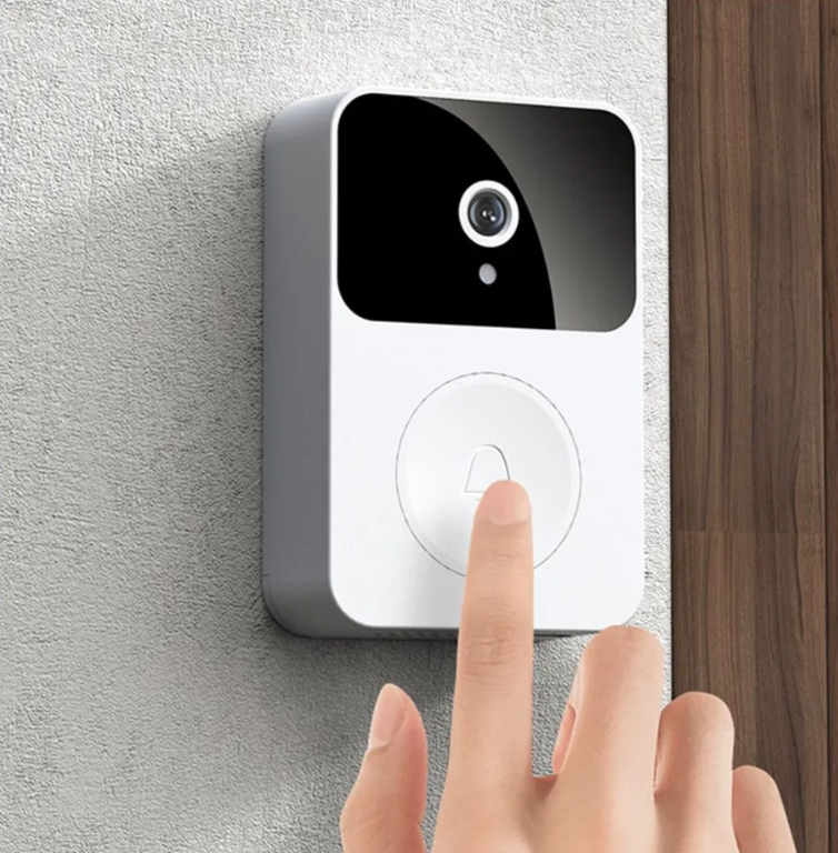 Умный беспроводной видеоглазок Mini Smart DOORBELL Wi-Fi управление (датчик движения, ночное видео, управление - фото 3 - id-p204024833