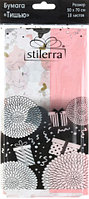 Бумага тишью (папиросная) Stilerra 50*70 см, 10 л., «Кошки/Розовый»