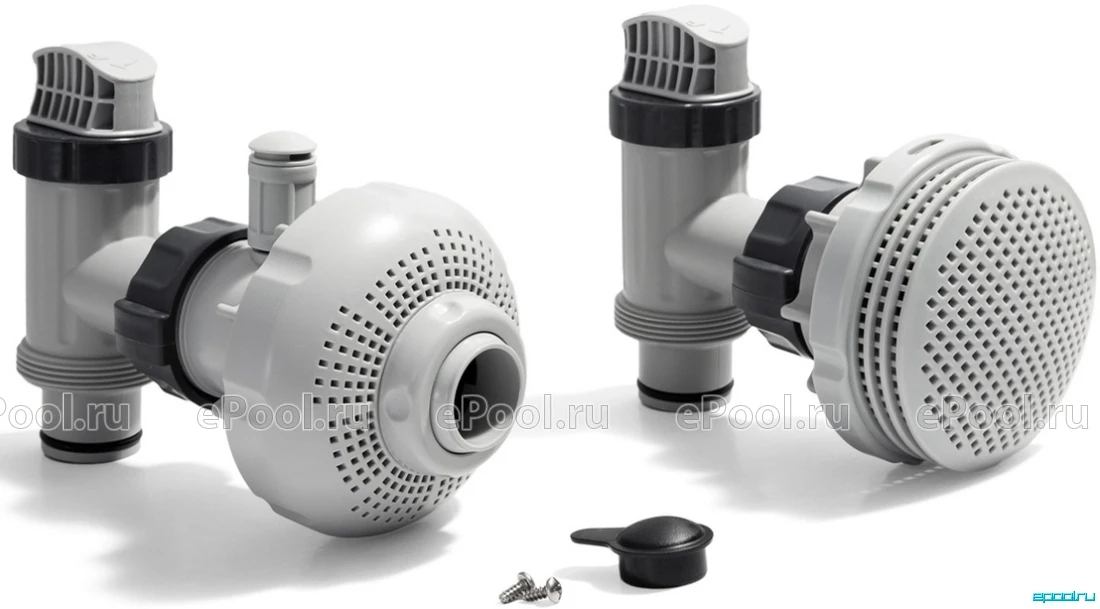 Плунжерный клапан (комплект 2 шт.) ,Intex 25010 - фото 5 - id-p162498648