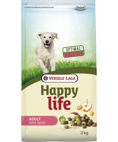 Happy Life для взрослых собак (ягненок) 15 кг - фото 1 - id-p202886823
