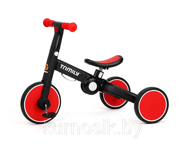Велосипед-беговел детский 3в1 складной BelAshimi красный T801 - фото 10 - id-p204024989