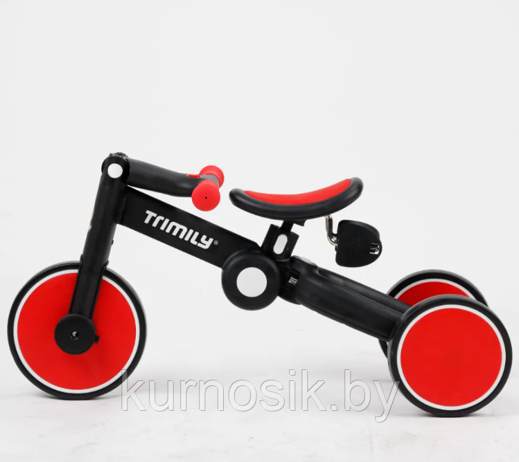 Велосипед-беговел детский 3в1 складной BelAshimi красный T801 - фото 8 - id-p204024989