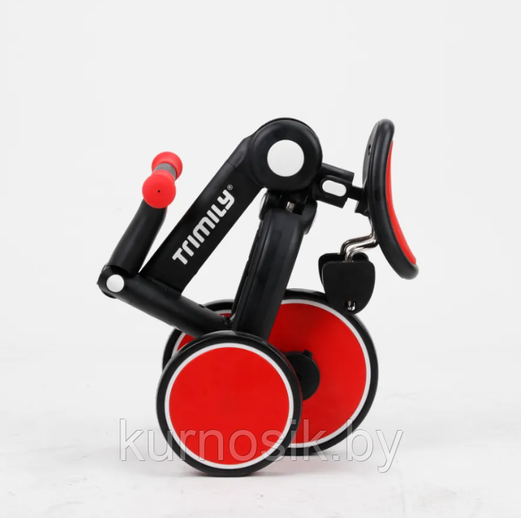 Велосипед-беговел детский 3в1 складной BelAshimi красный T801 - фото 6 - id-p204024989
