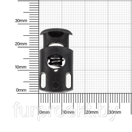 Стопор (фиксатор) 202-С черн.(d отв. 6мм) (Б)