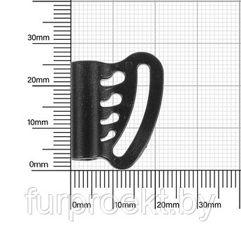 Полукольцо 20мм H2023 черн