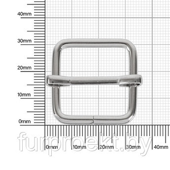 Кольцо WS 25х25мм (3,5мм) никель роллинг Р