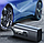 Портативный  автомобильный компрессор Air Pump с функцией Powerbank c LED-дисплеем (зарядка USB, емкость, фото 3